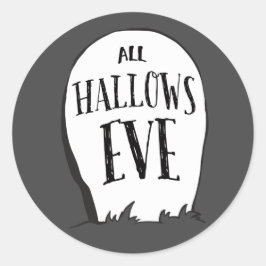 墓地ストーリーハローウィンパーティ ラウンドシール