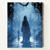 墓地スパイラル手帳に幽霊が現れる ノートブック (裏面)