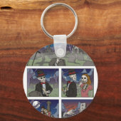 墓地スピードデートすることキーリング キーホルダー (正面)