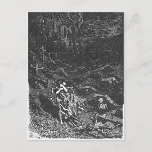 墓地デッド葉書 ポストカード (正面)