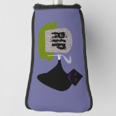 墓地ハロウィンゴルフパターカバーでの死 ゴルフヘッドカバー (回転90)