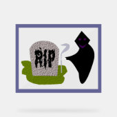 墓地ハロウィーンでの死 アクリルサイン (正面)