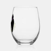 墓地ハロウィーンでの死 ステムなしワイングラス (左)