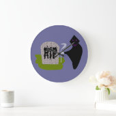 墓地ハロウィーンの壁時計での死 ラージ壁時計 (ホーム)