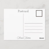 墓地ハロウィーン葉書 ポストカード (裏面)