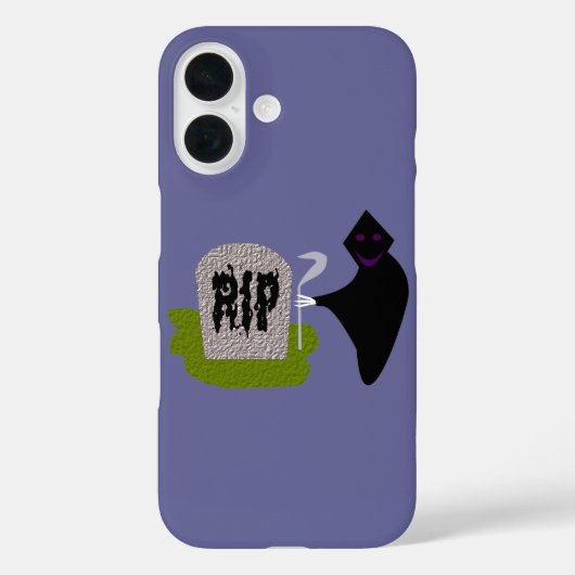 墓地ハロウィーンiPhoneケースでの死 Case-Mate iPhoneケース (裏面)