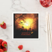 墓地パーティーハロウィーン スタンダードカクテルナプキン (インサイチュ)