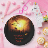 墓地パーティーハロウィーン ペーパープレート (パーティー)