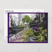 墓地ビューウィズ文字 ポストカード (正面/裏面)