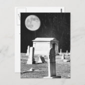 墓地不気味はがき ポストカード (正面/裏面)