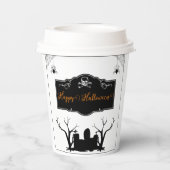 墓地不気味ハロウィン 紙コップ (裏面)