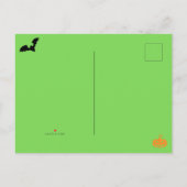 墓地不気味ハローウィンパーティ インビテーションポストカード (裏面)