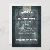 墓地不気味墓地ハローウィンパーティ 招待状 (正面)