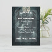 墓地不気味墓地ハローウィンパーティ 招待状 (スタンド正面)