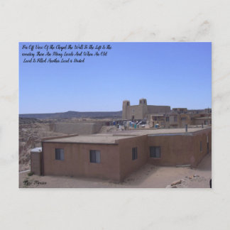 墓地付きプエブロ礼拝堂離れ ポストカード