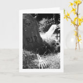 墓地場面 カード (黄色い花)