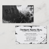 墓地場面 名刺 (正面/裏面)