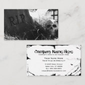 墓地場面 名刺 (正面/裏面)