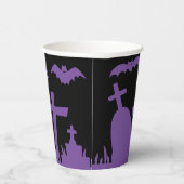 墓地幽霊のよく出るハロウィン 紙コップ (右)