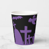 墓地幽霊のよく出るハロウィン 紙コップ (正面)