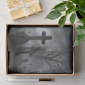 墓地幽霊のよく出るハロウィーンデコページティッシュペーパー 薄葉紙 (ギフト)