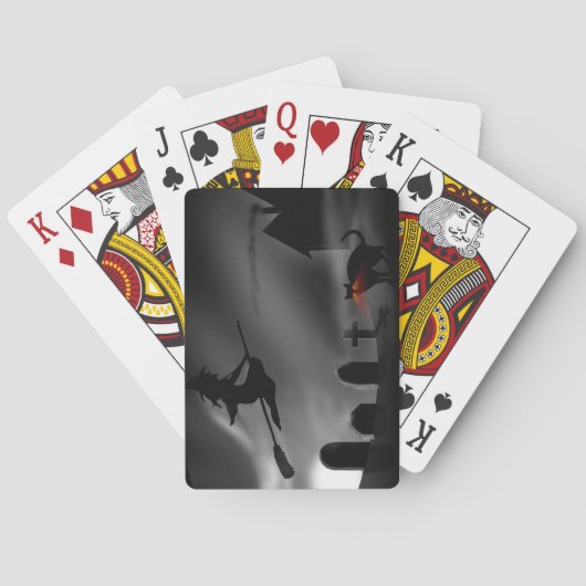 墓地幽霊のよく出る- トランプ (裏面)