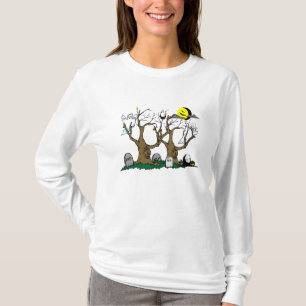 墓地幽霊のよく出る- Tシャツ