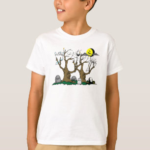墓地幽霊のよく出る- Tシャツ