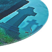 墓地幽霊不気味な視線 カッティングボード (角)