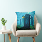 墓地幽霊不気味な視線 クッション (椅子)