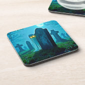 墓地幽霊不気味な視線 コースター (左側)