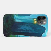墓地幽霊不気味な視線 Case-Mate iPhoneケース (裏面(横))