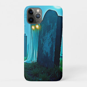 墓地幽霊不気味な視線 iPhone 11 PROケース