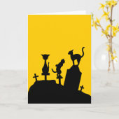 墓地懇親会 カード (黄色い花)