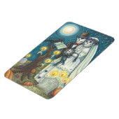 墓地結婚内スケルトン磁石長方形 マグネット (左側)