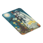 墓地結婚内スケルトン磁石長方形 マグネット (右側)