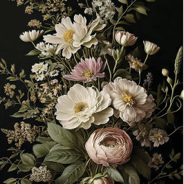 墓地花模様 薄葉紙