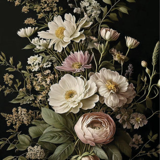 墓地花模様 薄葉紙