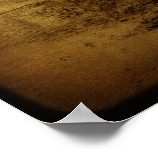 墓地静か ポスター (角)