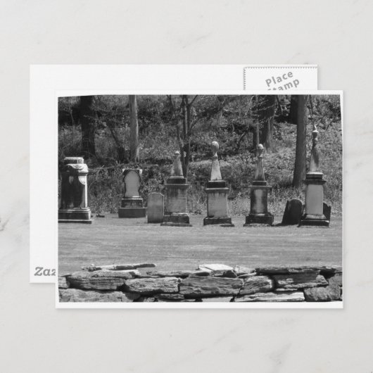 墓地2 ポストカード (正面/裏面)