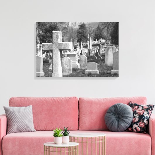 墓地 キャンバスプリント (インサイチュ (リビング))