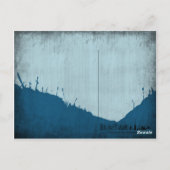 墓地(スカルとラヴェンス) ポストカード (裏面)