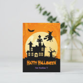 墓地-ハロウィンの月光のお化け屋敷 ポストカード (スタンド正面)