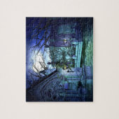 墓地・墓地付怖い墓地 ジグソーパズル (縦)