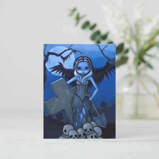 "墓堀人』 ポストカード (スタンド正面)