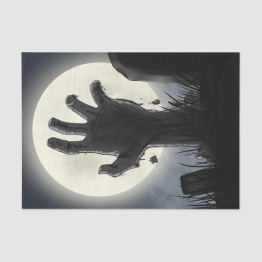 墓場から戻る 薄葉紙 (正面)