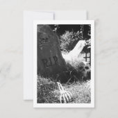 墓場のシーン 招待状 (正面)