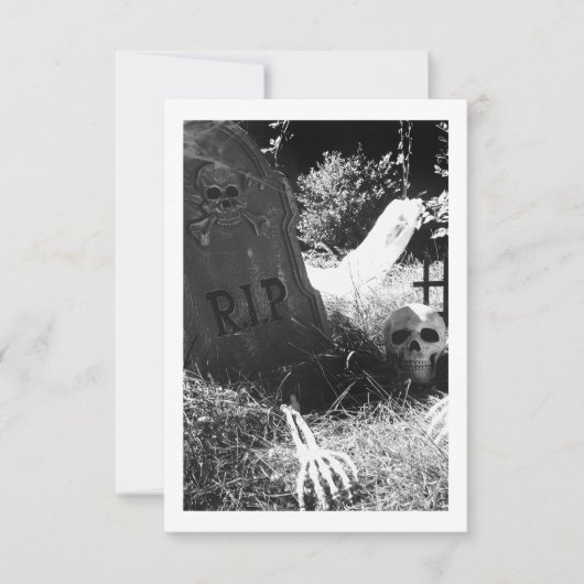 墓場のシーン 招待状 (正面)