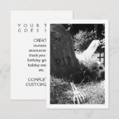 墓場のシーン 招待状 (正面/裏面)