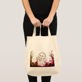 墓場のミイラ、ハロウィーン トートバッグ